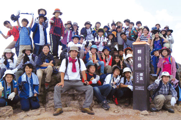 夏の山の上学校 